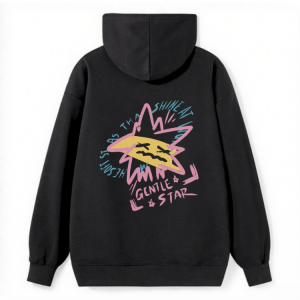 Neon Star Graffiti Classic Hoodie